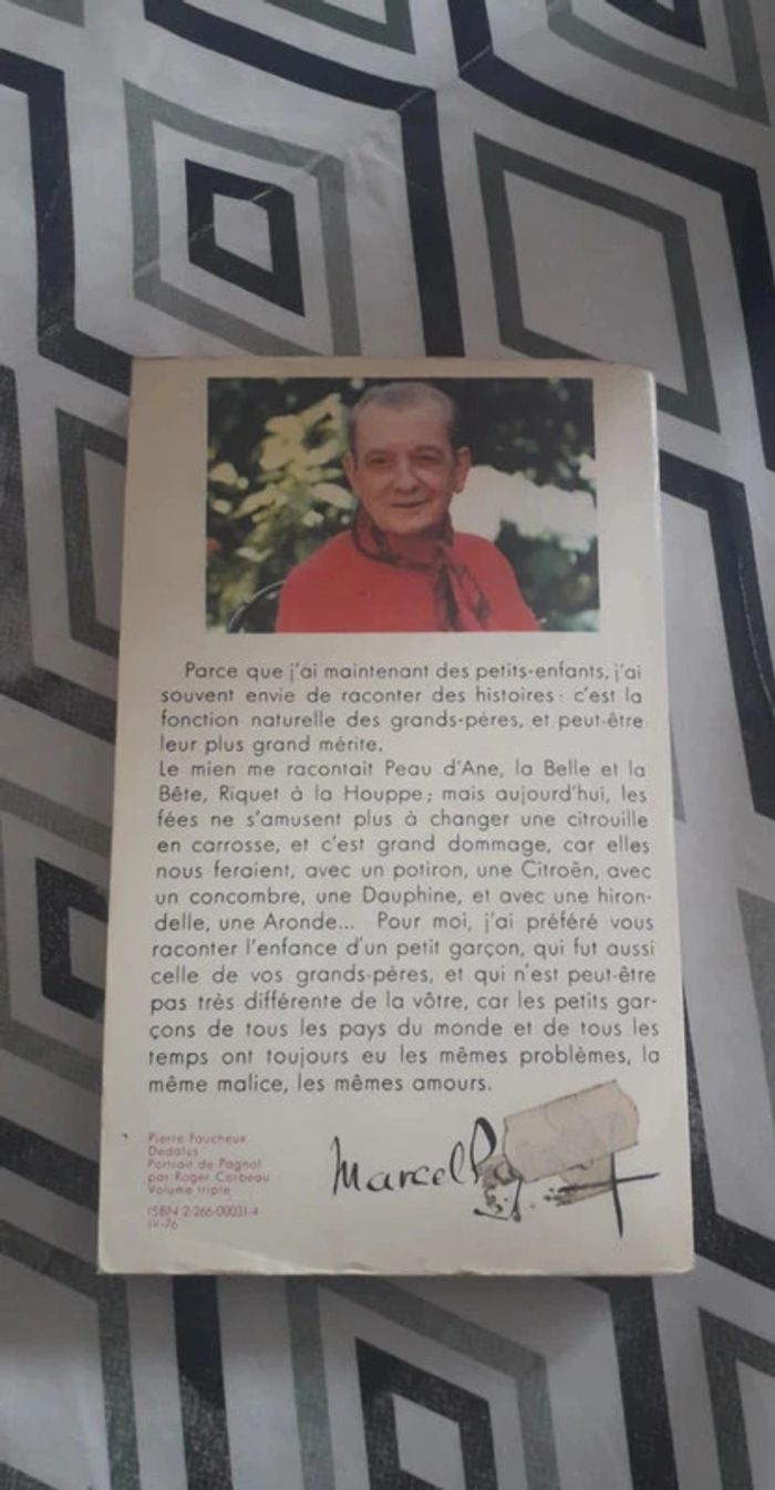 Livre / Marcel Pagnol / La gloire de mon père. - photo numéro 2