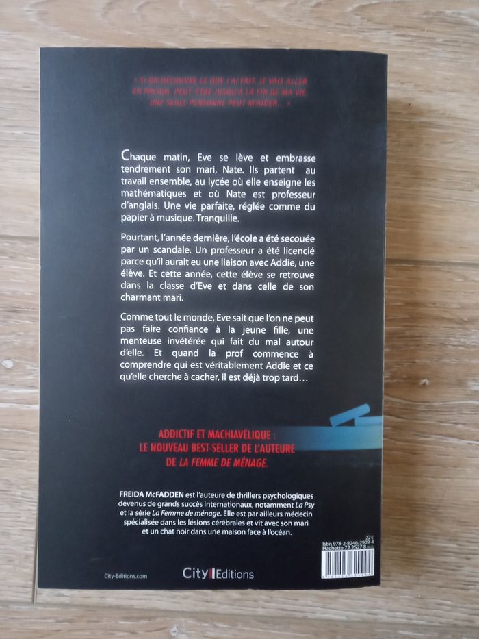 Livre La Prof - photo numéro 3