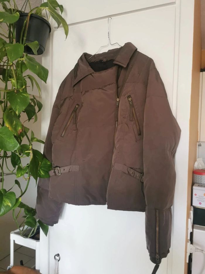 Doudoune marron Caroll
