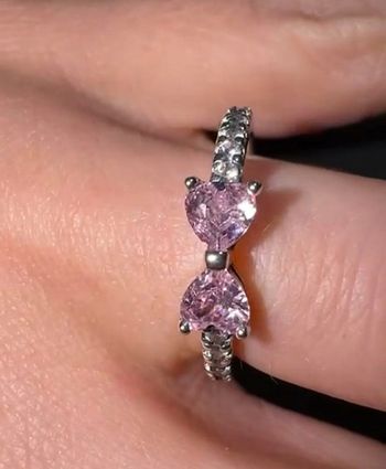 Bague rose femme