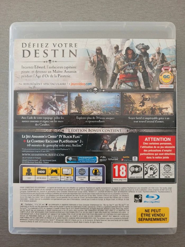 Jeux vidéo PS3 Assassin's creed IV Black flag - photo numéro 2