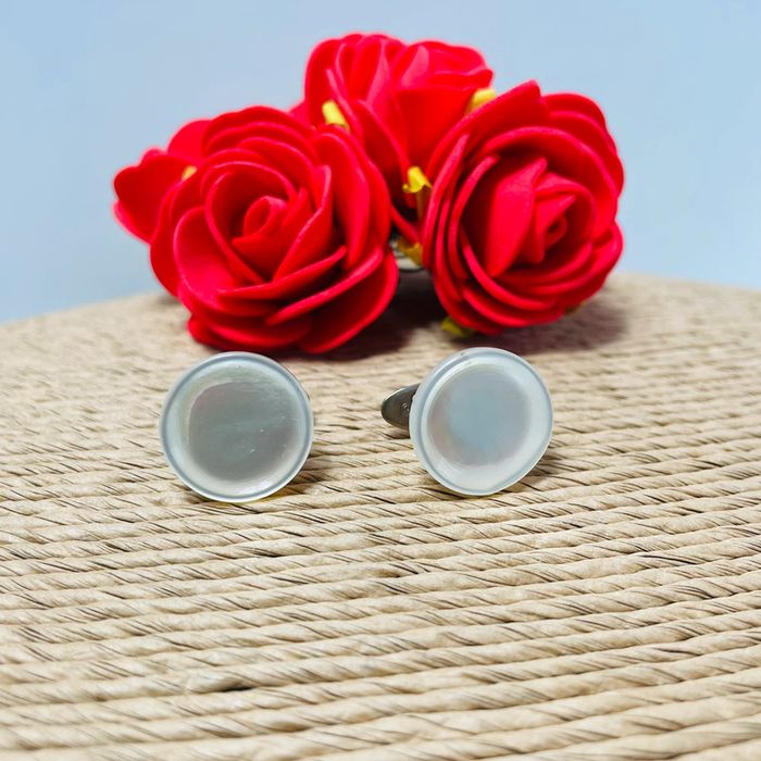 🔥 Boutons de manchette chic et raffiné . Vintage. Nacre véritable - photo numéro 2