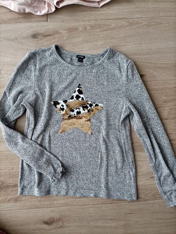 Pull étoilé 10 ans Kiabi