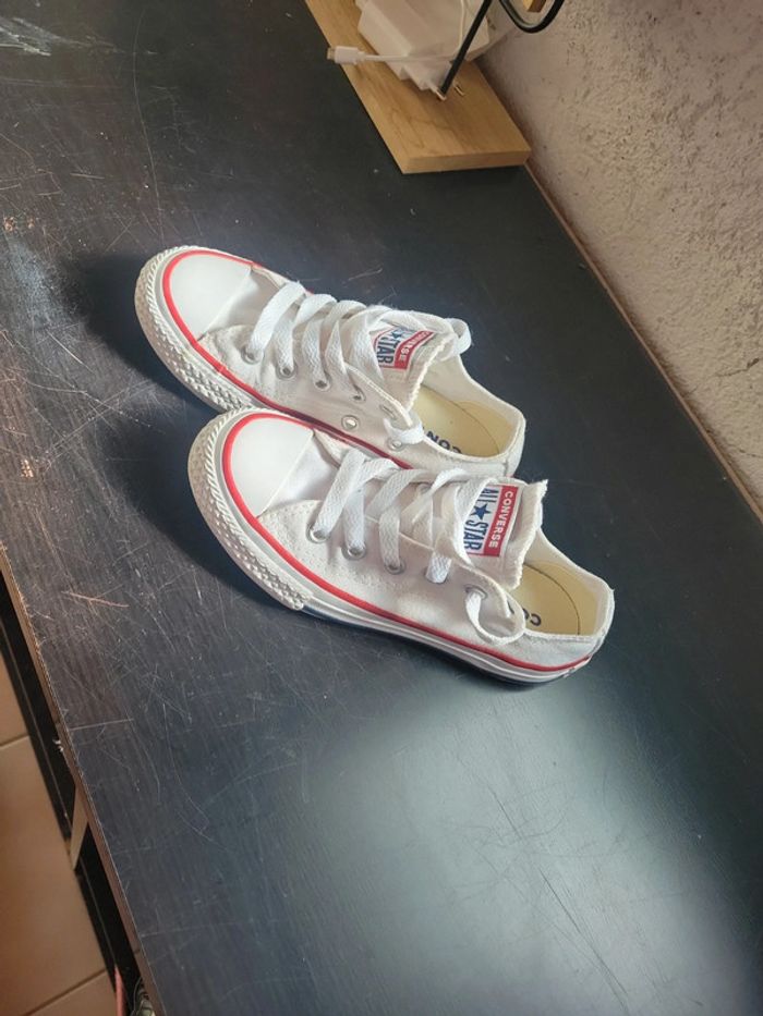 Basket converse blanche 28 - photo numéro 3