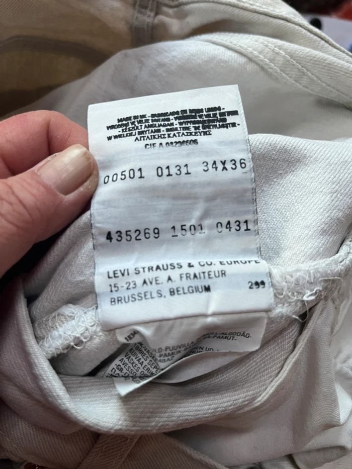 Jean levi’s 501 W34 L36 - photo numéro 5