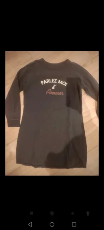 Robe sweat ribe pull amour