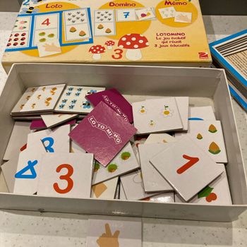 Jeu lotomino les chiffres