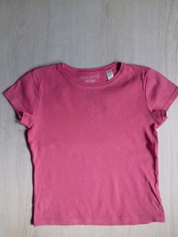 T-shirt rose fille Okaidi bio 8 ans