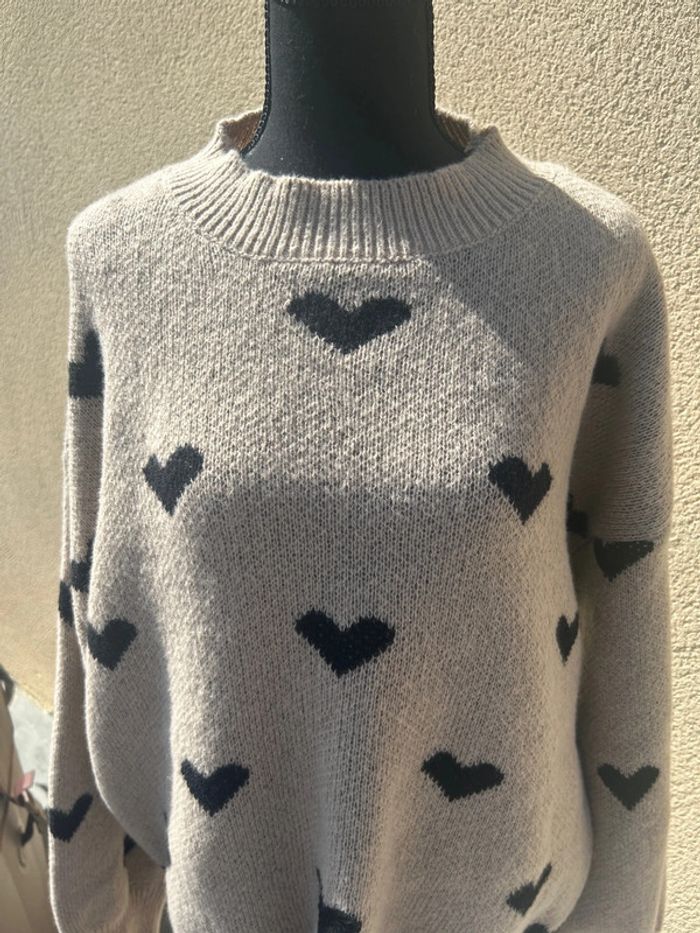Pull cœur taille xxxl - photo numéro 2