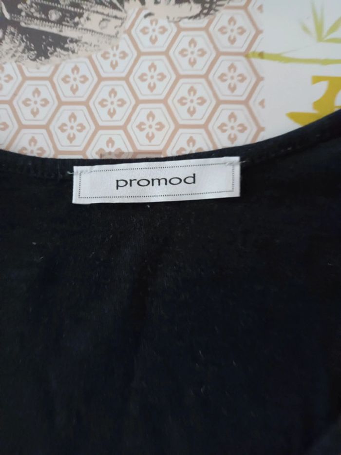 Tee-shirt noir Promod - photo numéro 6