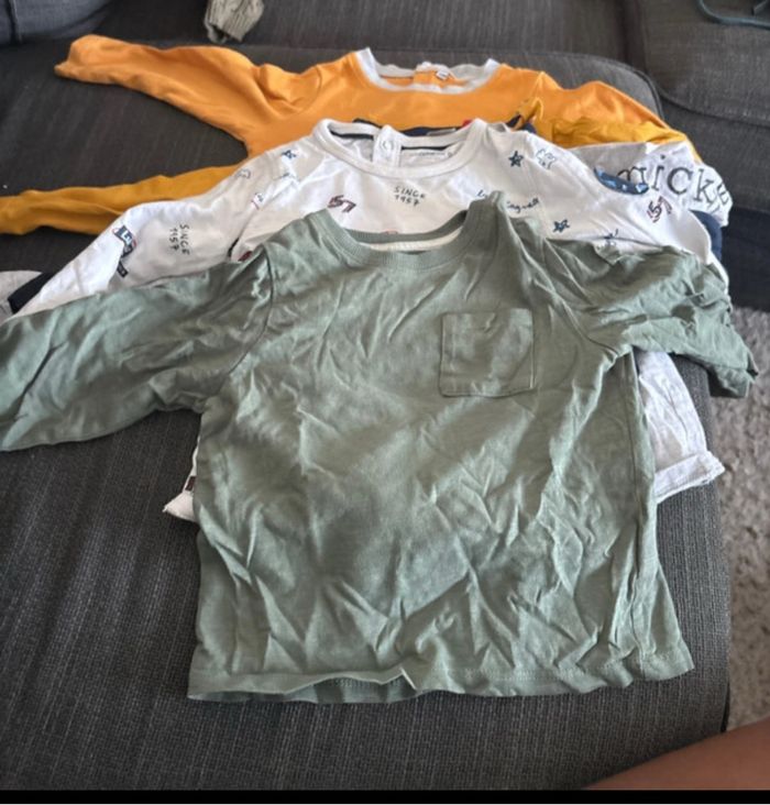 Lot t-shirt manche longue