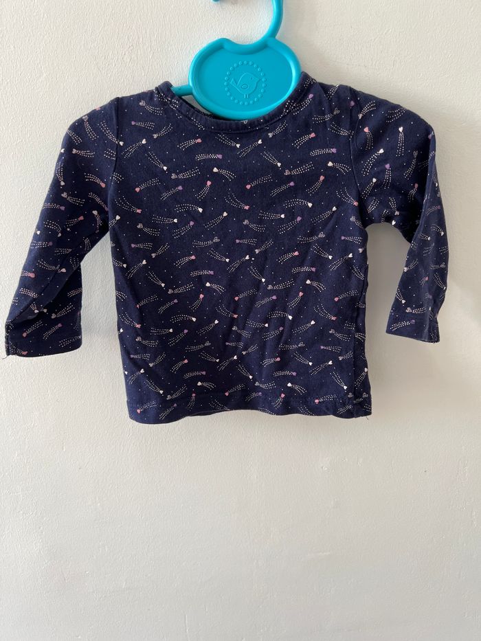 Tee shirt bleu marine