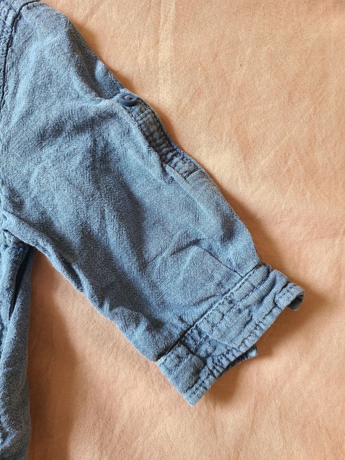 Chemise Tape à l'œil en lin et coton 6 mois - photo numéro 4