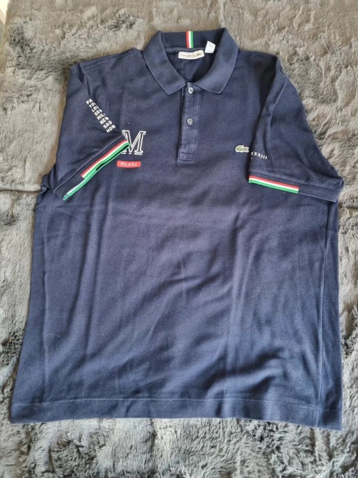 Polo manches courtes Lacoste Bleu, S Hommes - photo numéro 2