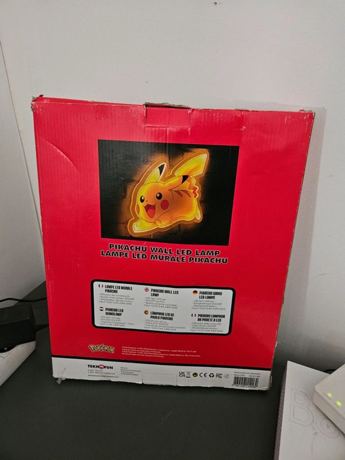 Lampe led pikachu pokémon - photo numéro 3