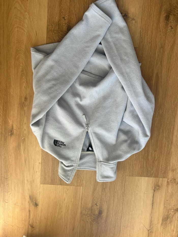 Polaire the north face grise bleutée - photo numéro 14