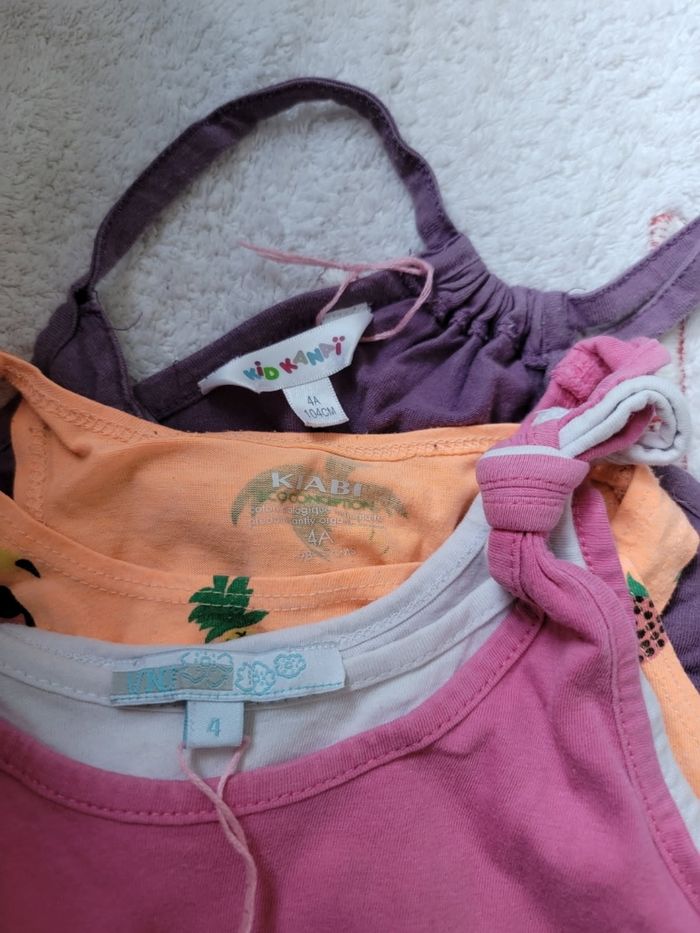 Lot de 7 tee-shirts été fille 4 ans - photo numéro 6