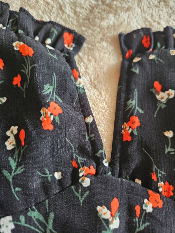 Robe courte fleurie façon bustier Shein - photo numéro 3