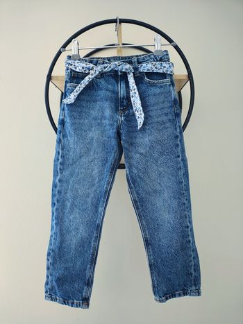 5 6 ans pantalon jean avec ceinture 116 cm