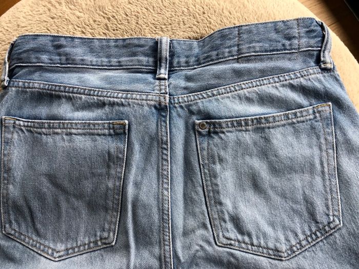 Jean H & M bleu délavé coupe loose large 30/32 état neuf - photo numéro 4