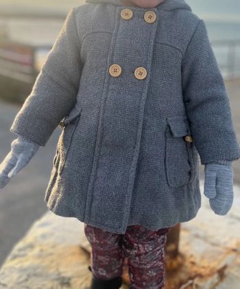 Manteau duffle-coat gris vertbaudet