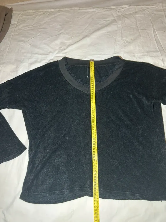 Blouse vintage noire - photo numéro 7