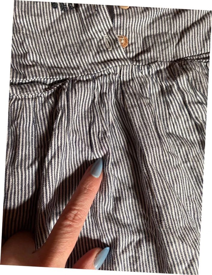 Robe Creeks rayée grise et blanche fille 3 ans - photo numéro 3