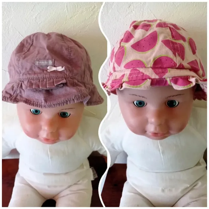🌞Lot 2 chapeaux 45 et 48cm