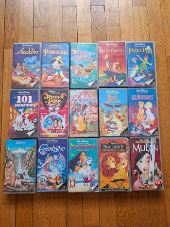 Gros lot cassette vidéo VHS pour magnetoscope