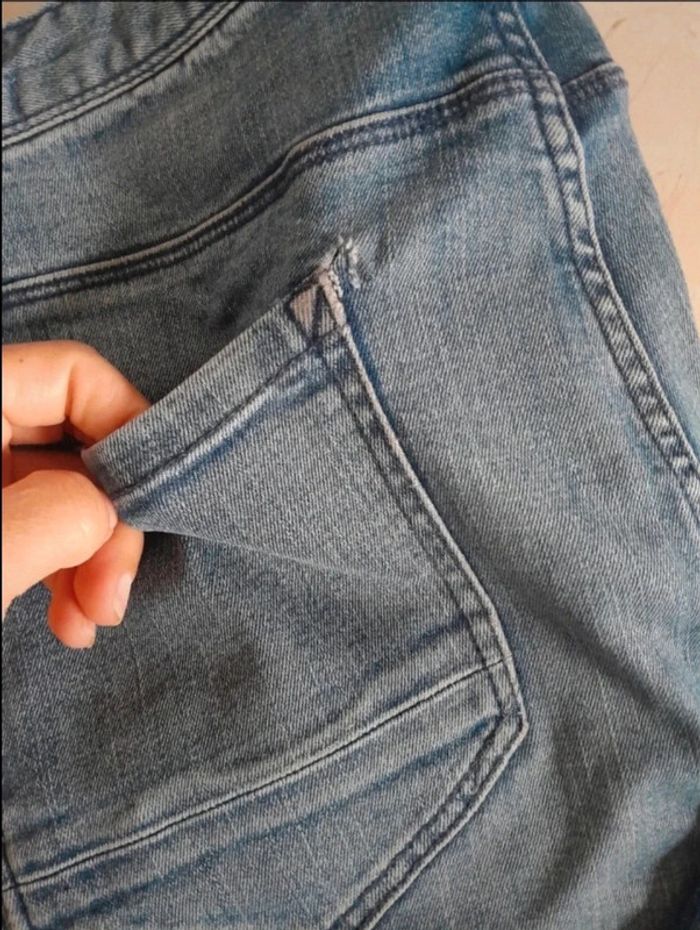 Jean skinny style délavé taille 46💢 - photo numéro 3