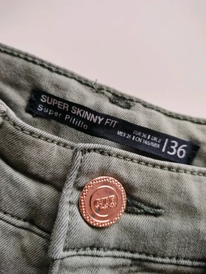 Pantalon Kaki  Cortefiel S - photo numéro 5