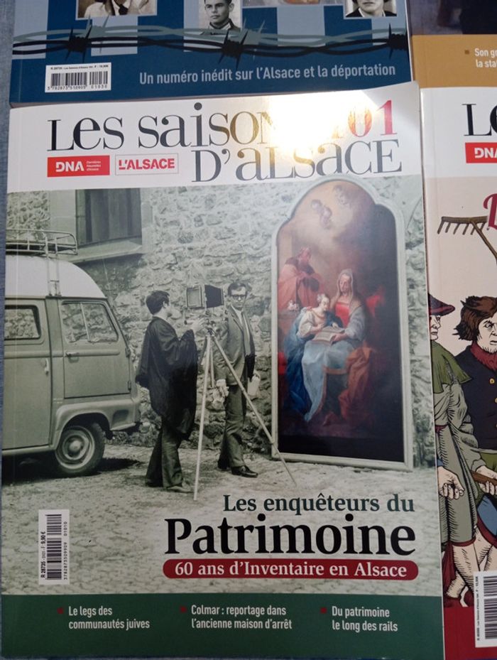 4 magazines histoire comme Neuf Les saisons d Alsace 101/102/103/104 - photo numéro 2