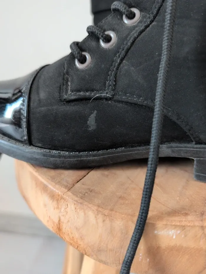 Bottines bi-matière pointure 37 - photo numéro 11