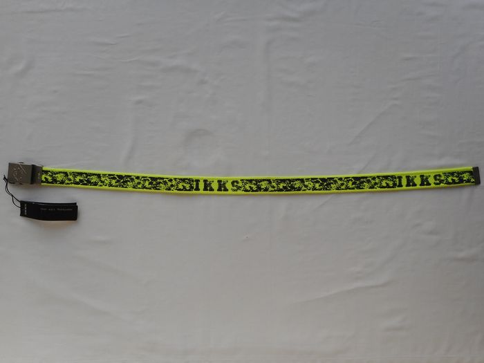 Ceinture tissu jaune fluo - IKKS - Taille 75 cm - NEUF - photo numéro 2