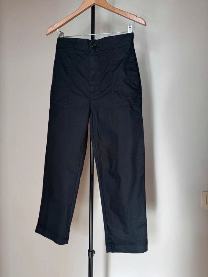 Pantalon noir taille haute 36 Massimo Dutti