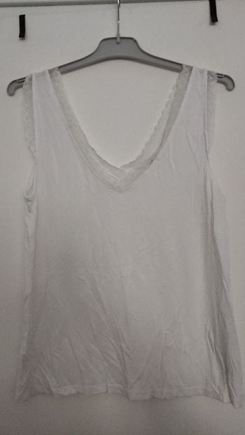 Débardeur blanc femme L