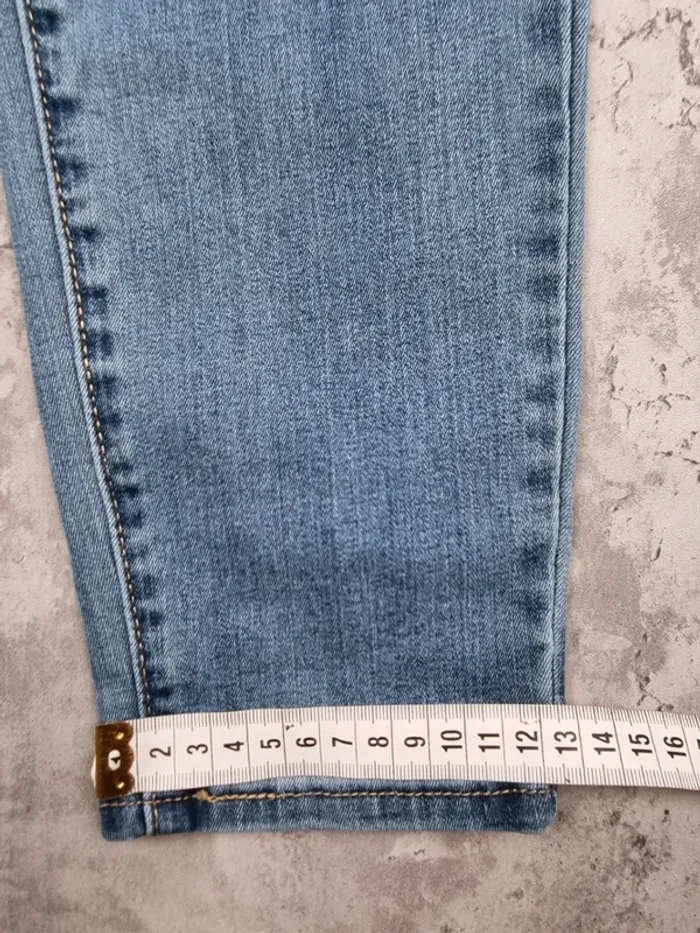 Jean Levi’s Denizen High Rise Skinny bleu – Taille 38 Femme (mesures en photos) - photo numéro 7