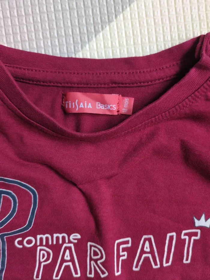 Lot 3 hauts Tissaia 18 mois - photo numéro 5