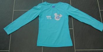 Joli tee-shirt manches longues Minnie fille 7-8 ans