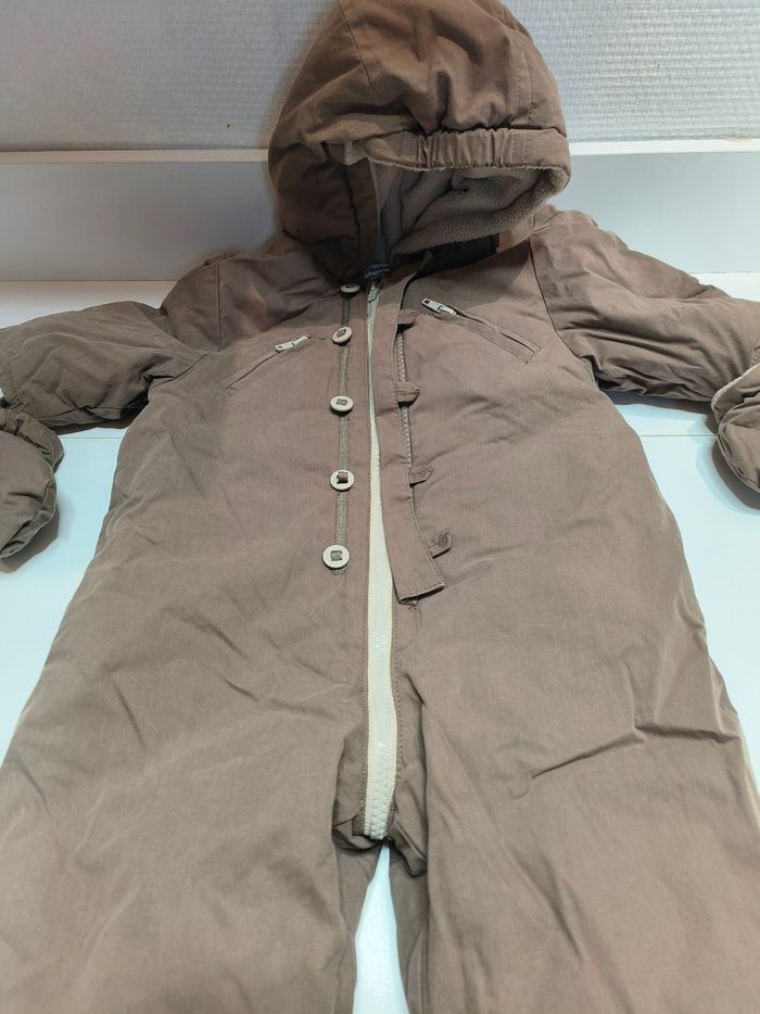 Combinaison hiver marron 6 mois vertbaudet - photo numéro 2