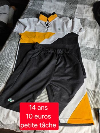Ensemble short 14 ans