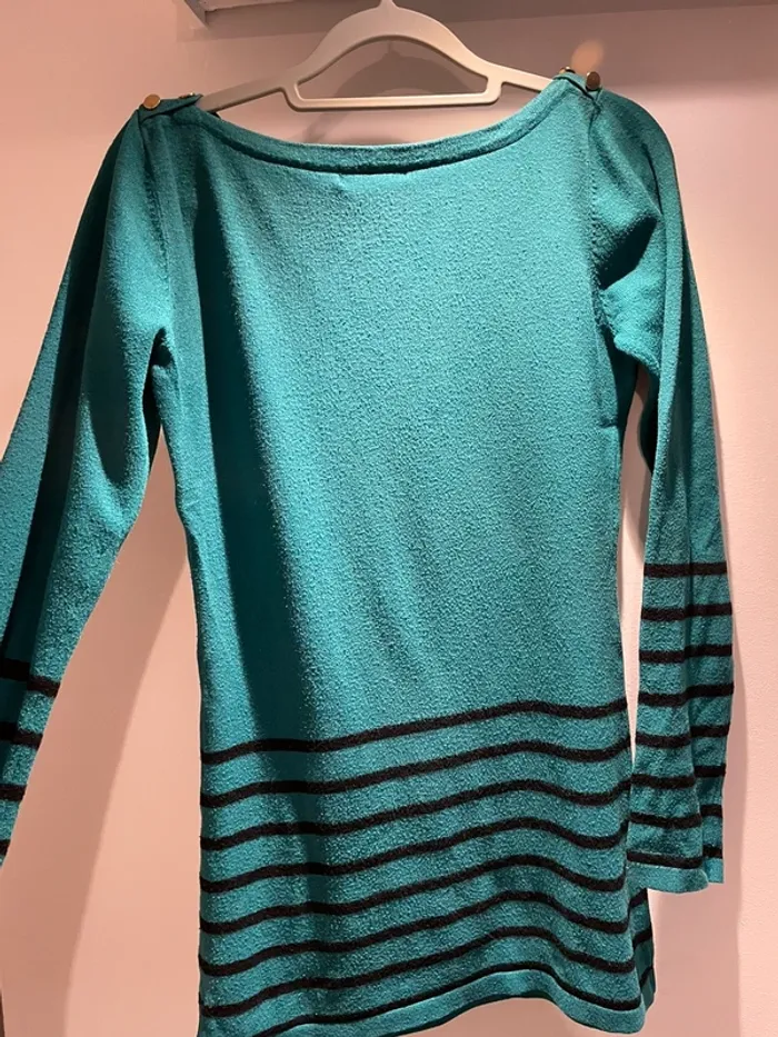 Pull marinière de marque Lmode taille unique très bon état - photo numéro 4