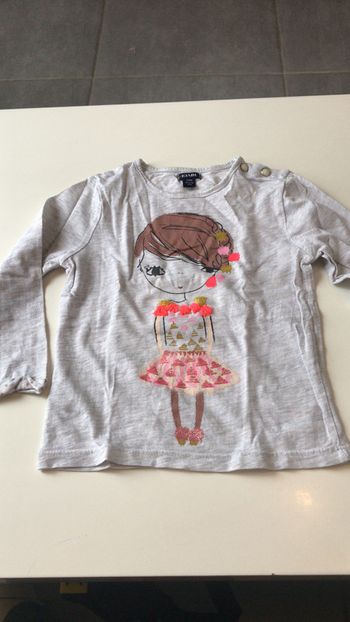 Teeshirt imprimé manches longues