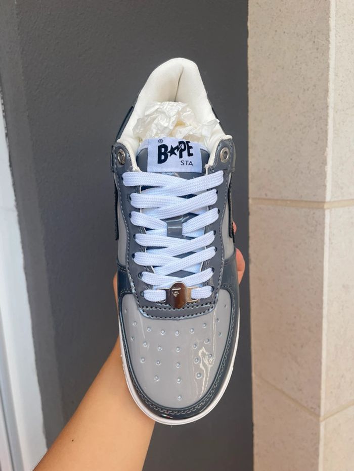 Baskets A Bathing Ape BAPE Sta Low Noir et blanc - photo numéro 3