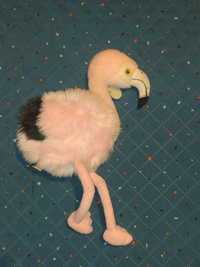 Peluche flamant rose - photo numéro 3