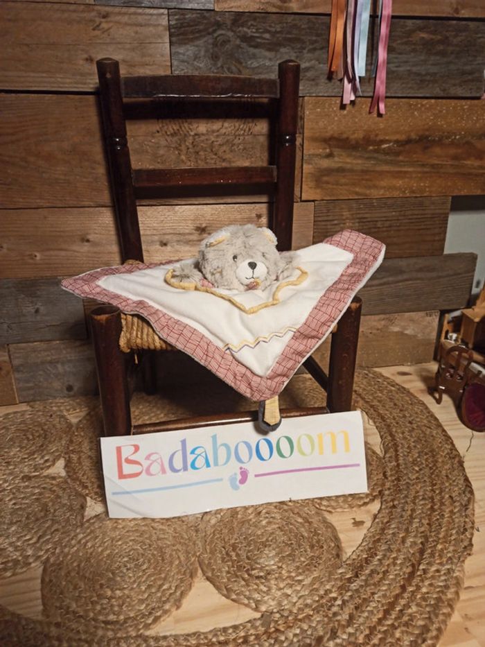 Doudou ours Sauthon timouki tbe