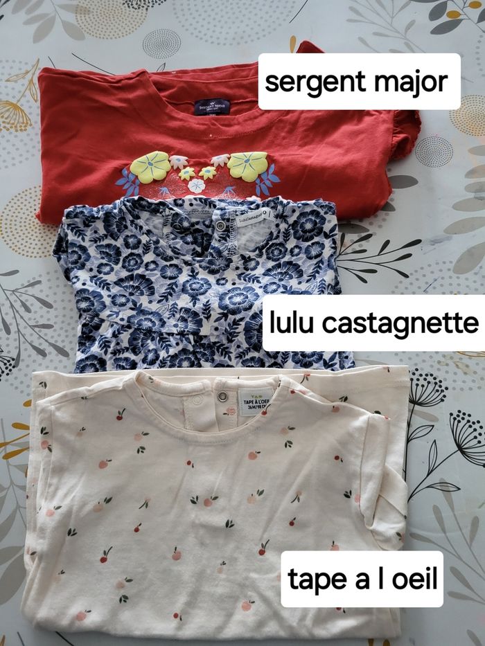 Lot de 10 tee-shirts fille 👧 - photo numéro 3
