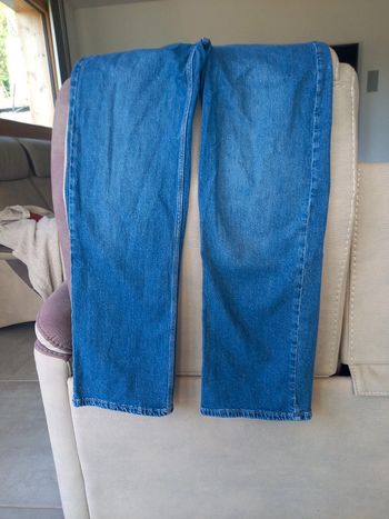 Jean large wide leg high waist