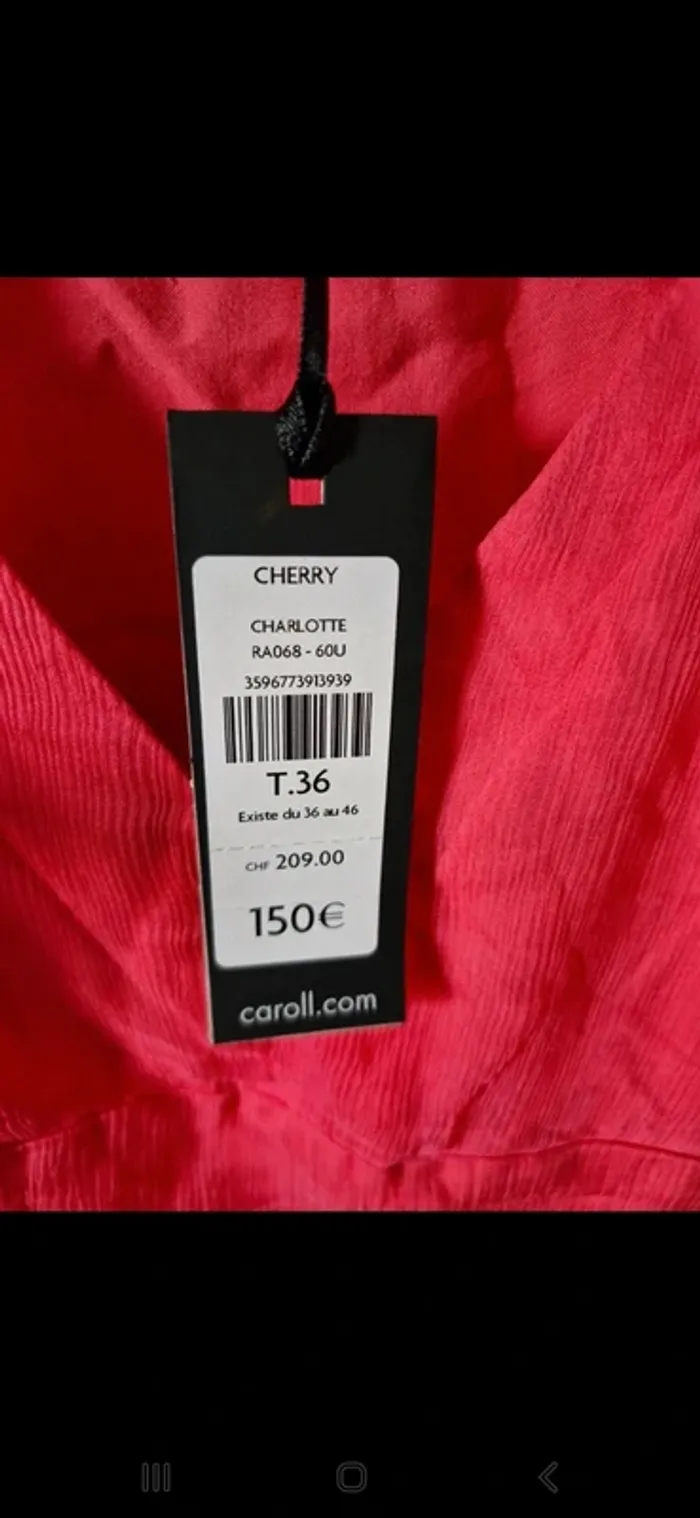 Robe soie Caroll 36 valeur 150€ - photo numéro 4