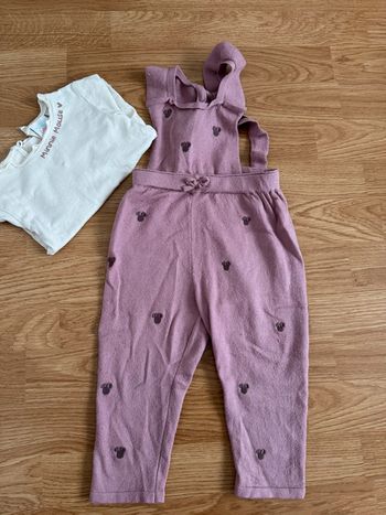 Ensemble haut salopette Minie 18 mois